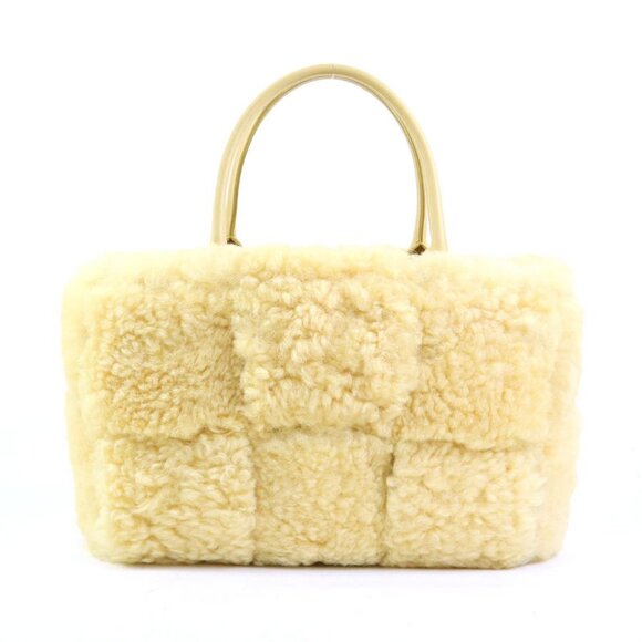 BOTTEGA VENETA Yellow Leather Pouch - Picture 1 of 5